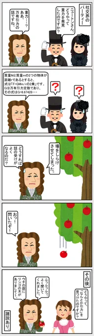 #いらすとや #世界史 #歴史     
【ニュートンのリンゴ🍎】 