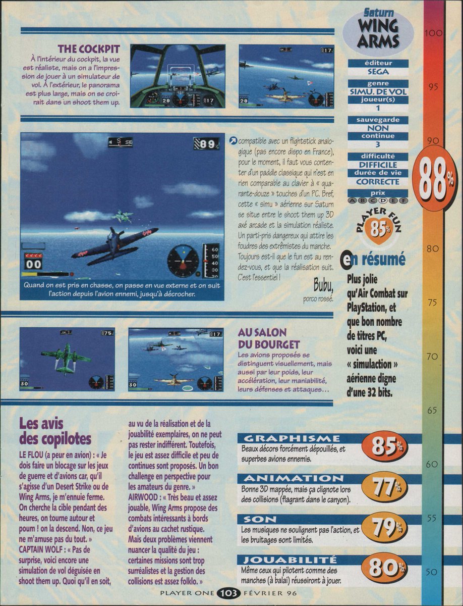 AllmightoFranky's tweet photo. #Nostalgeek,on continue le feuilletage du #PlayerOne de février 1996!Les tests avec #SimCity2000 et #WildArms sur la #SEGA #Saturn! #retro #retrogaming #oldschool #80s #90s 1/5 https://t.co/Ug5PFVgkFt