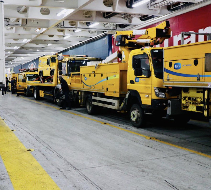 Storms Kristin and Leonardo have brought extensive damage across Portugal and left over 1 million customers without electricity. Fair play to <a href="/ESBNetworks/">ESB Networks</a> who has deployed crews to Portugal to help restore power. Crews left Rosslare last night and more leaving today.