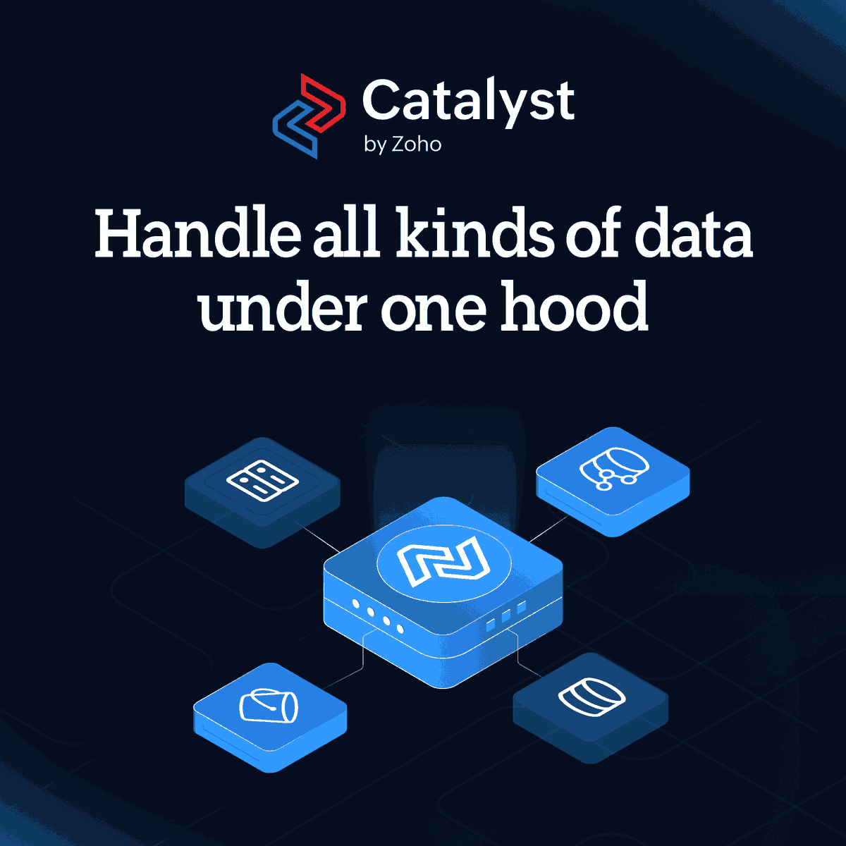 CatalystByZoho's tweet image. Is your data fractured across systems? 

It’s time for a unified cloud storage foundation that connects every type of #data and eliminates silos across teams, tools, and analytics.

Structured + unstructured + object data, all in one place. Discover unified #cloudstorage with
