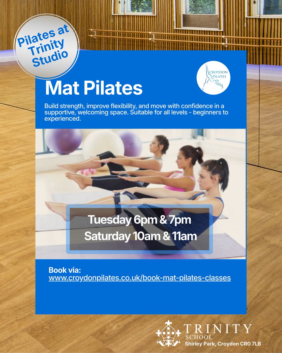 TrinityCroydon's tweet image. Stretch it. Strengthen it. Spin it. 🔥

The new Trinity Studio is levelling up with Yoga, Pilates and Spin - three fresh ways to train your body and mind. Ready to get moving?

#TrinitySchool #TrinityStudio #YogaCroydon #SpinCroydon #PilatesCroydon