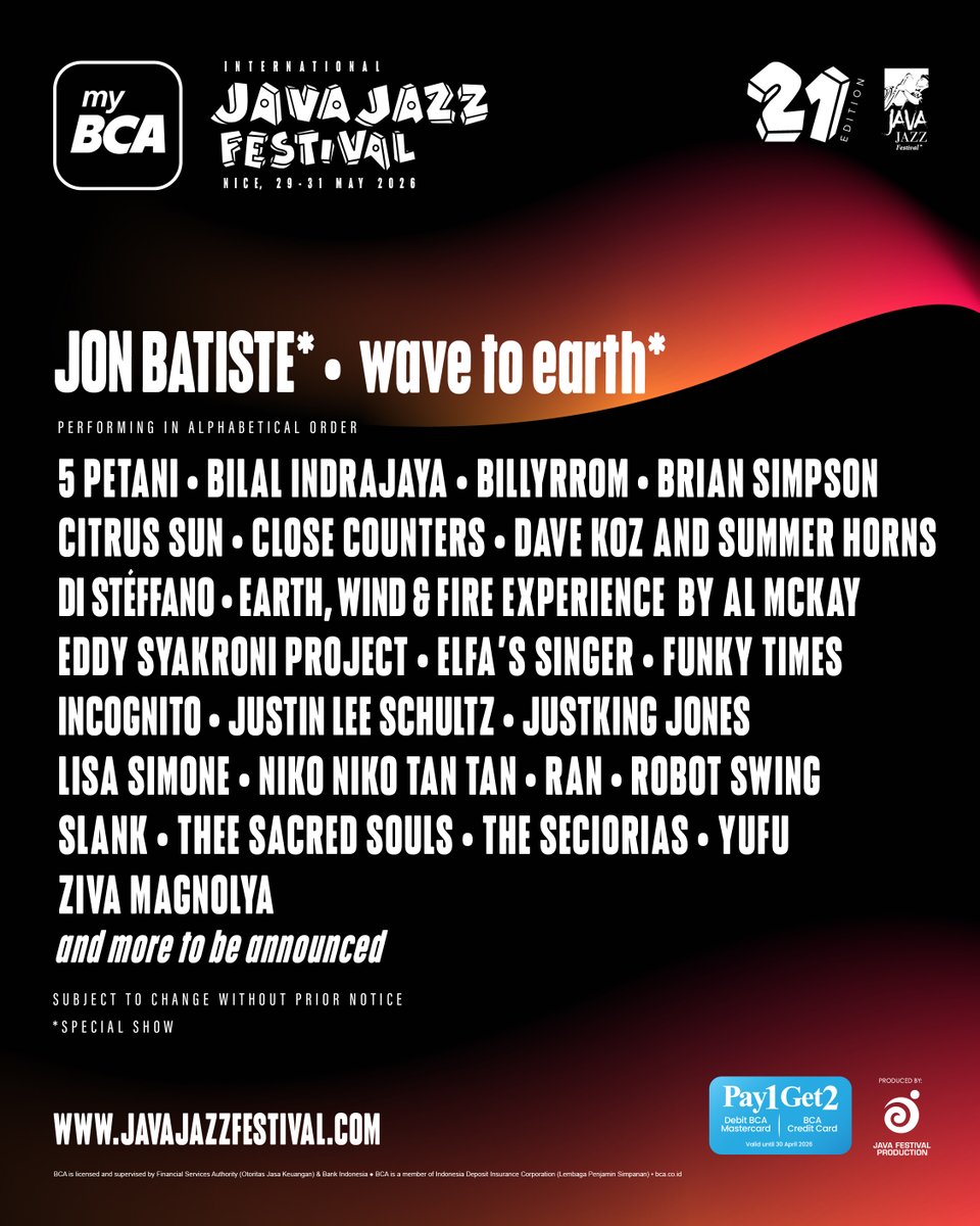 Java Festival Production tweet media