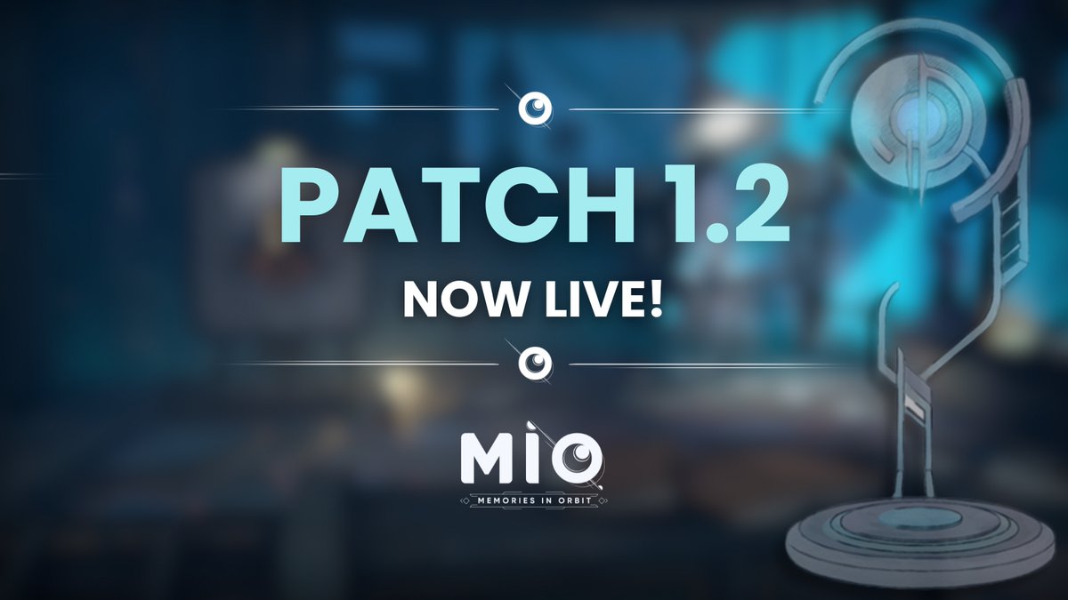 Patch 1.2 is live!

Quality-of-life improvements, combat &amp; balance tweaks, plus tons of bug fixes to make your journey through #MIO: Memories in Orbit smoother than ever! 🫶

👉You can find the full patch notes here: tinyurl.com/2na7bbbe