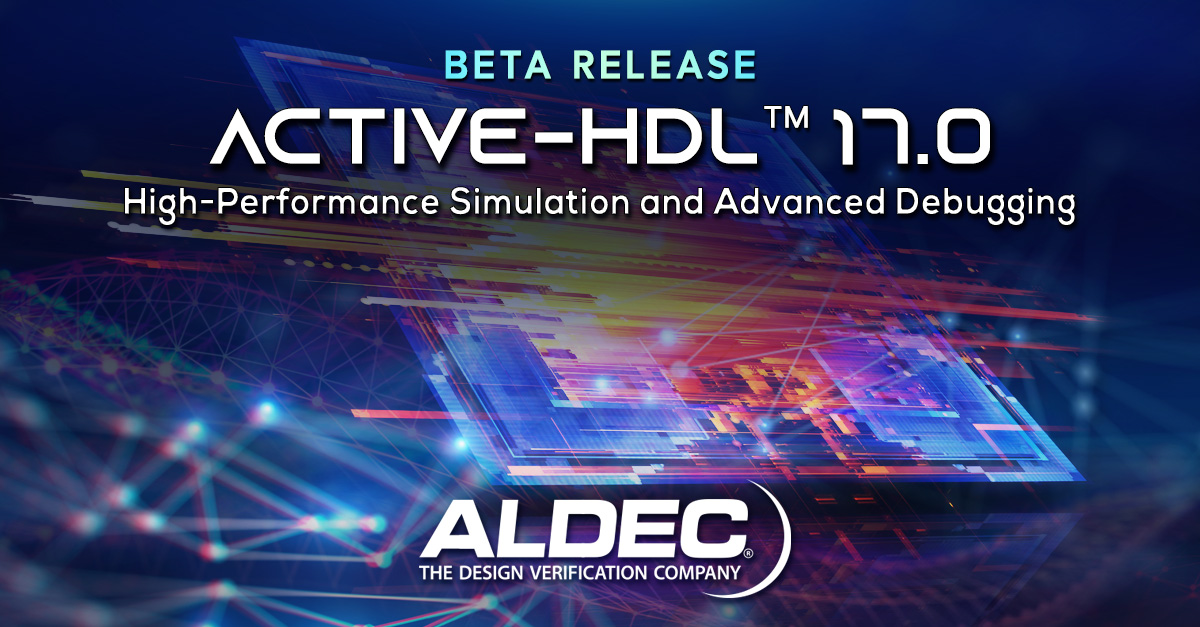 #ActiveHDL 17.0 beta release is now available. It is a Windows-based, integrated #FPGAdesign creation and simulation solution for team-based environments.

#EDA #FPGAsimulation