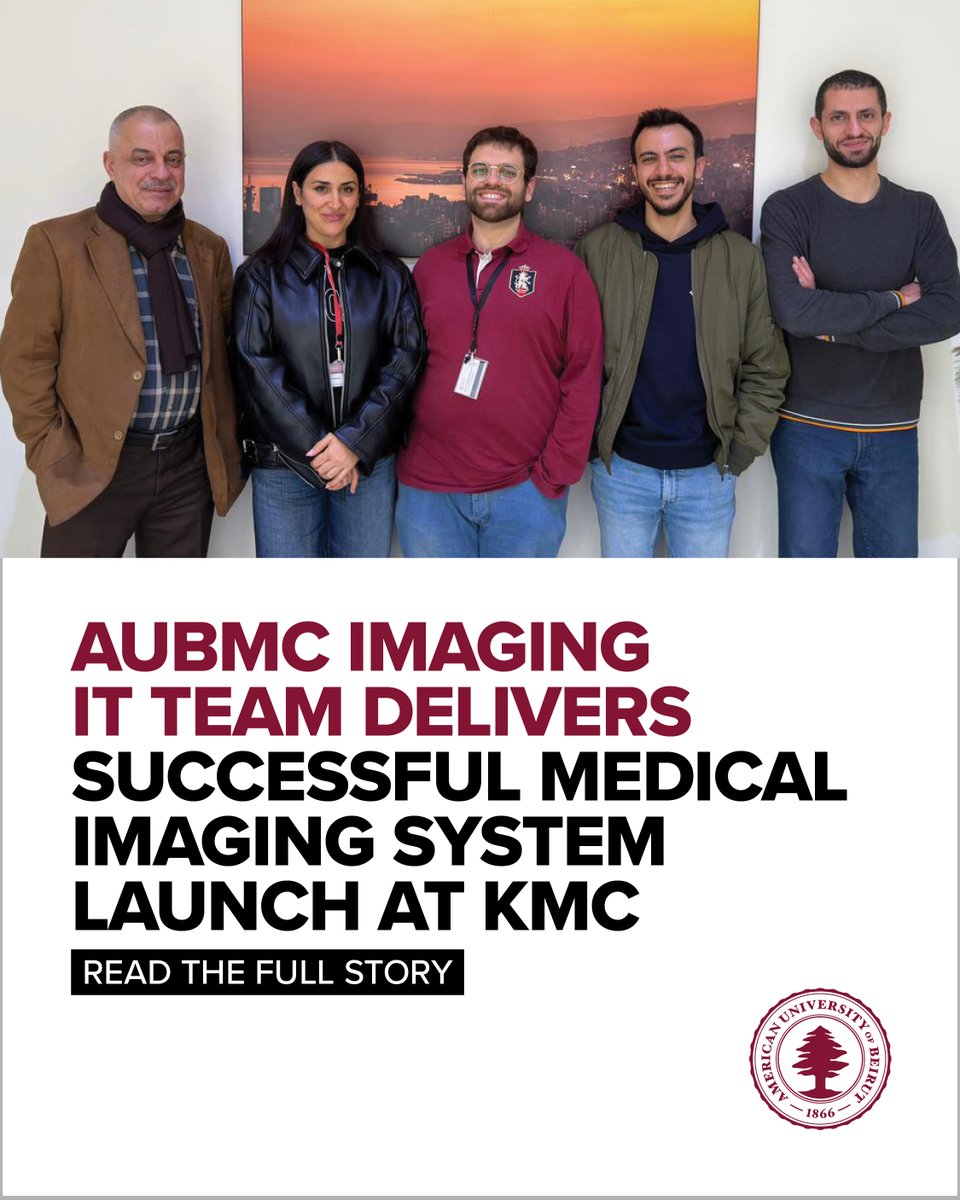 The AUBMC Imaging IT team has successfully delivered a major PACS (Picture Archiving &amp; Communication System) go-live at Keserwan Medical Center (KMC), in collaboration with KMC IT and KMC Radiology PACS teams, marking a significant milestone in digital imaging transformation and