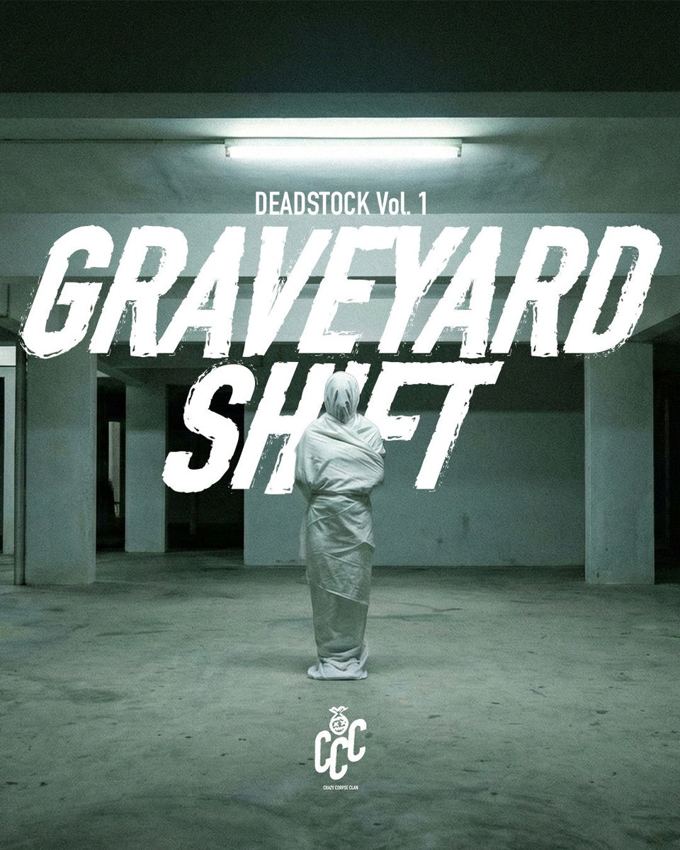 3:33 AM activity.
The shift has started. It’s time to clock in.

⚠️ DEADSTOCK Vol. 1: Graveyard Shift.
Dropping soon! Limited run!

#sgstreetwear #deadstock #graveyardshift #crazycorpseclan #supportlocal
