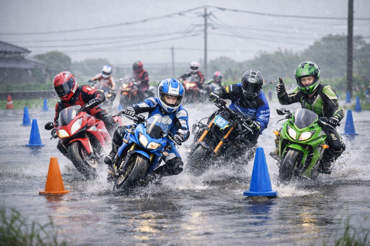 練習会アナウンス用の画像 AI生成したらとんでもねぇの出来た