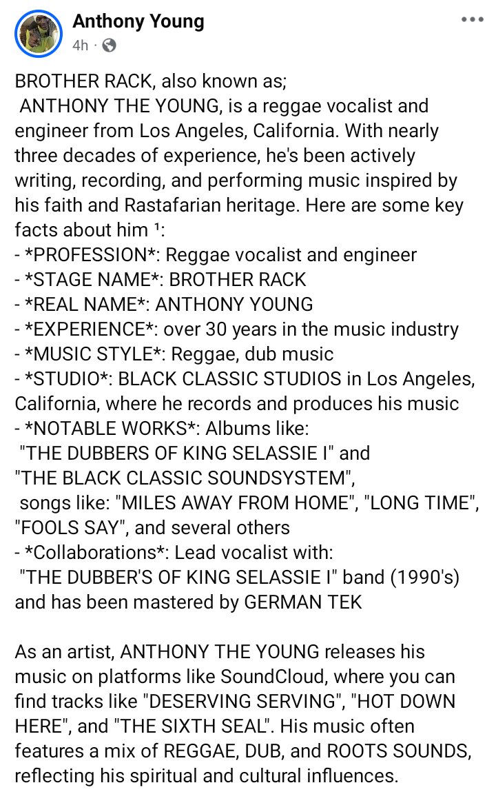 BROTHERRACK's tweet photo. who is, 
       ***BROTHER RACK*** 
                         •aka•
***ANTHONY THE YOUNG*** https://t.co/RiZ3MmBvng