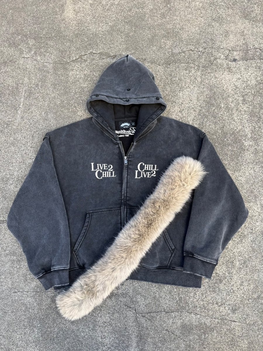 CHILLIN】 REMOVABLE FUR ZIP HOODIE入荷！オンラインストア更新しま