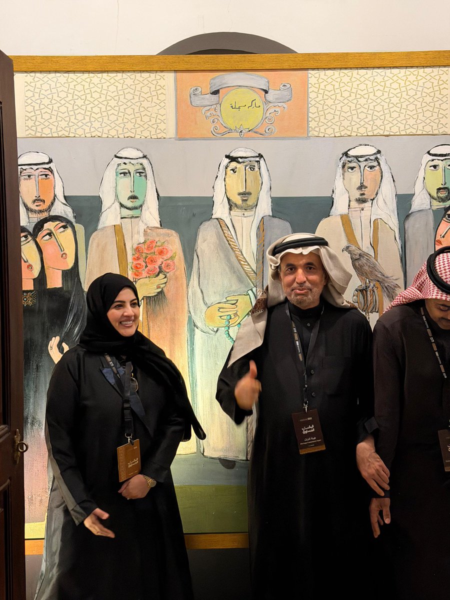 TAGREEDART's tweet photo. سعدت بزيارة الرئيس التنفيذي لهيئة التراث أ. جاسر الحربش لمعرض الفنون (البشت في عيون الاحساء) في مهرجان البشت الحساوي وإطلاق علامة الاعتماد👍🏻بروح بشوشة سرت بين الحضور وسعادة بهذه الزيارة المميزة  كل التقدير 🙏🏻وشكرا لهيئة التراث على الدعم والمساندة أ محمد المطرودي @CEOHeritageksa https://t.co/RYDW9Tdn29