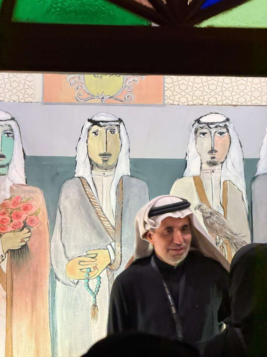 سعدت بزيارة الرئيس التنفيذي لهيئة التراث أ. جاسر الحربش لمعرض الفنون (البشت في عيون الاحساء) في مهرجان البشت الحساوي وإطلاق علامة الاعتماد👍🏻بروح بشوشة سرت بين الحضور وسعادة بهذه الزيارة المميزة  كل التقدير 🙏🏻وشكرا لهيئة التراث على الدعم والمساندة أ محمد المطرودي <a href="/CEOHeritageksa/">د.جاسر بن سليمان الحربش</a>