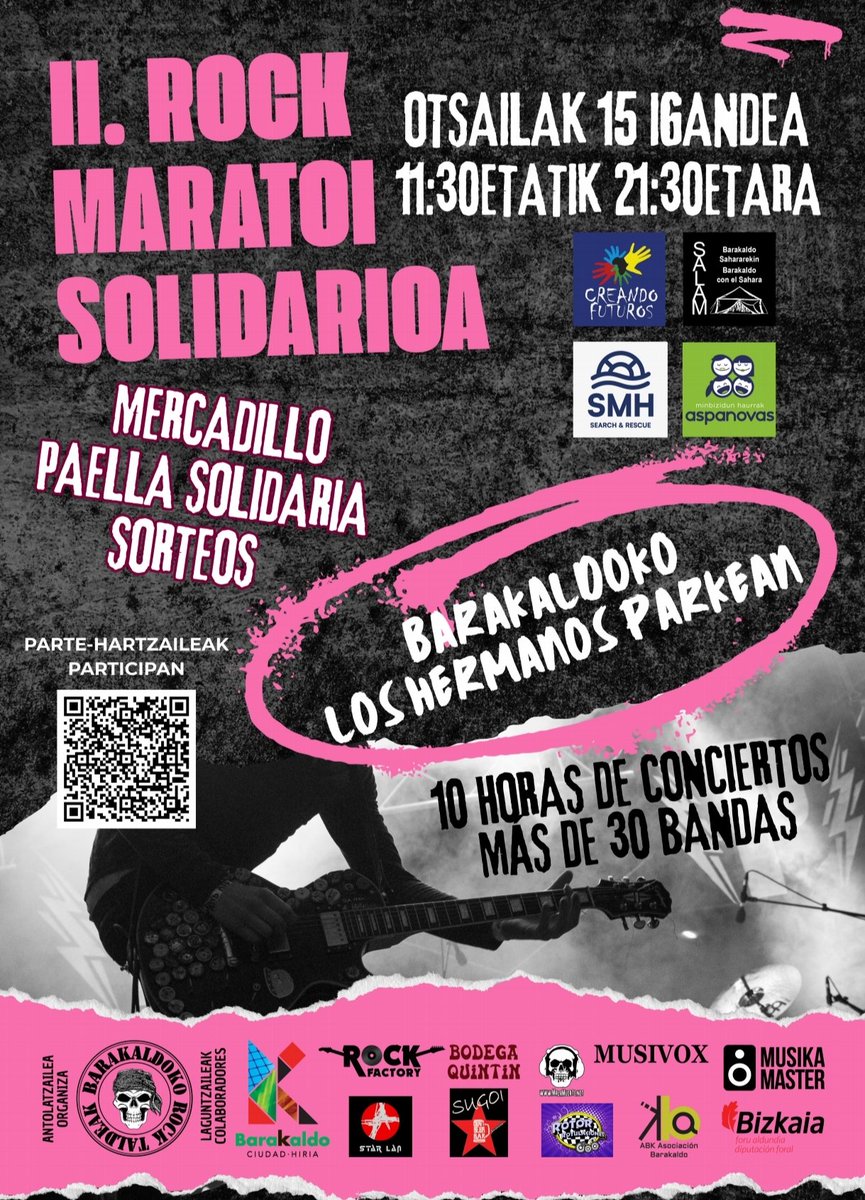 Deborah_Riff's tweet photo. El domingo 15 echaremos unos temas en Barakaldo por buenos motivos, vente a echar el día que mola #deborahriff #barakaldo #rock #concierto #aspanovas #creandofuturos #salam  #smh #barakaldokorocktaldeak https://t.co/vTyYwESP0H