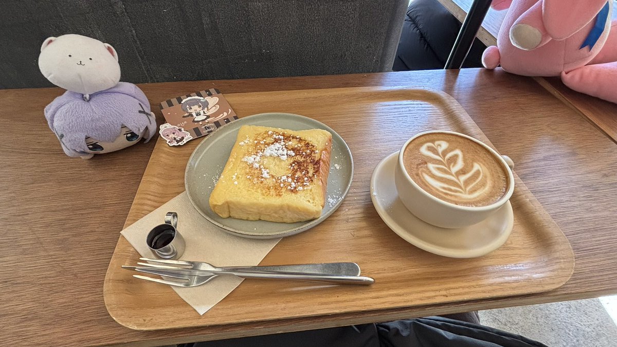 kirarArima's tweet photo. 大好物のフレンチトーストをカプチーノと共に…☕️
最高でした。
『ご注文はリバーサイドカフェですか?』@ 20260206
#gochiusa #LATTEST https://t.co/qp4MPbCe3p