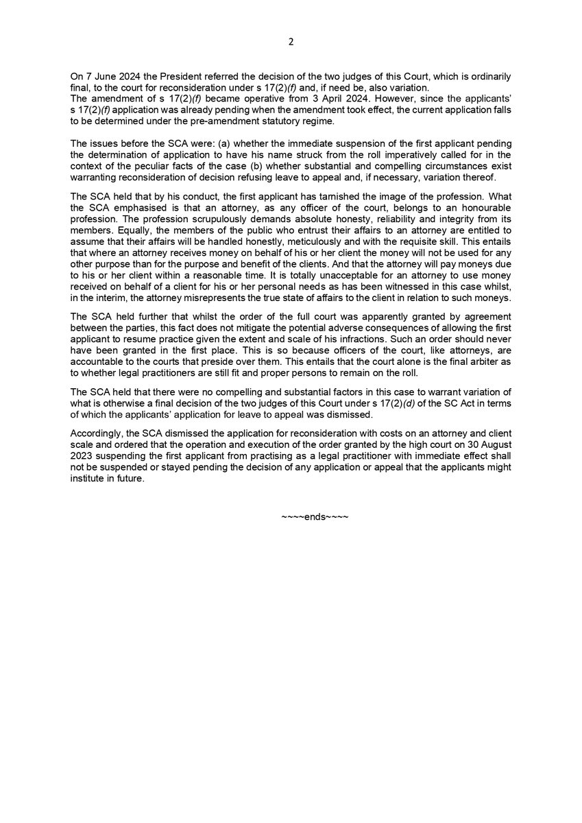 Supreme Court of Appeal ZA tweet media