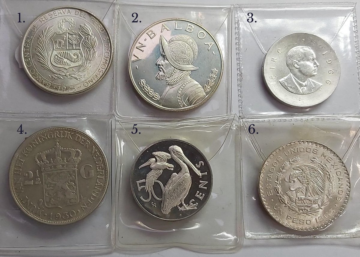 HansonsUK's tweet image. 🪙 Coin Quiz Time! 🪙

Which of these silver coins has a silver purity of just 0.100?

Think you can spot it? 👀 Drop your answer in the comments 👇

#CoinQuiz #SilverCoins #Numismatics #AntiqueCoins #TestYourKnowledge @HansonsAuctions