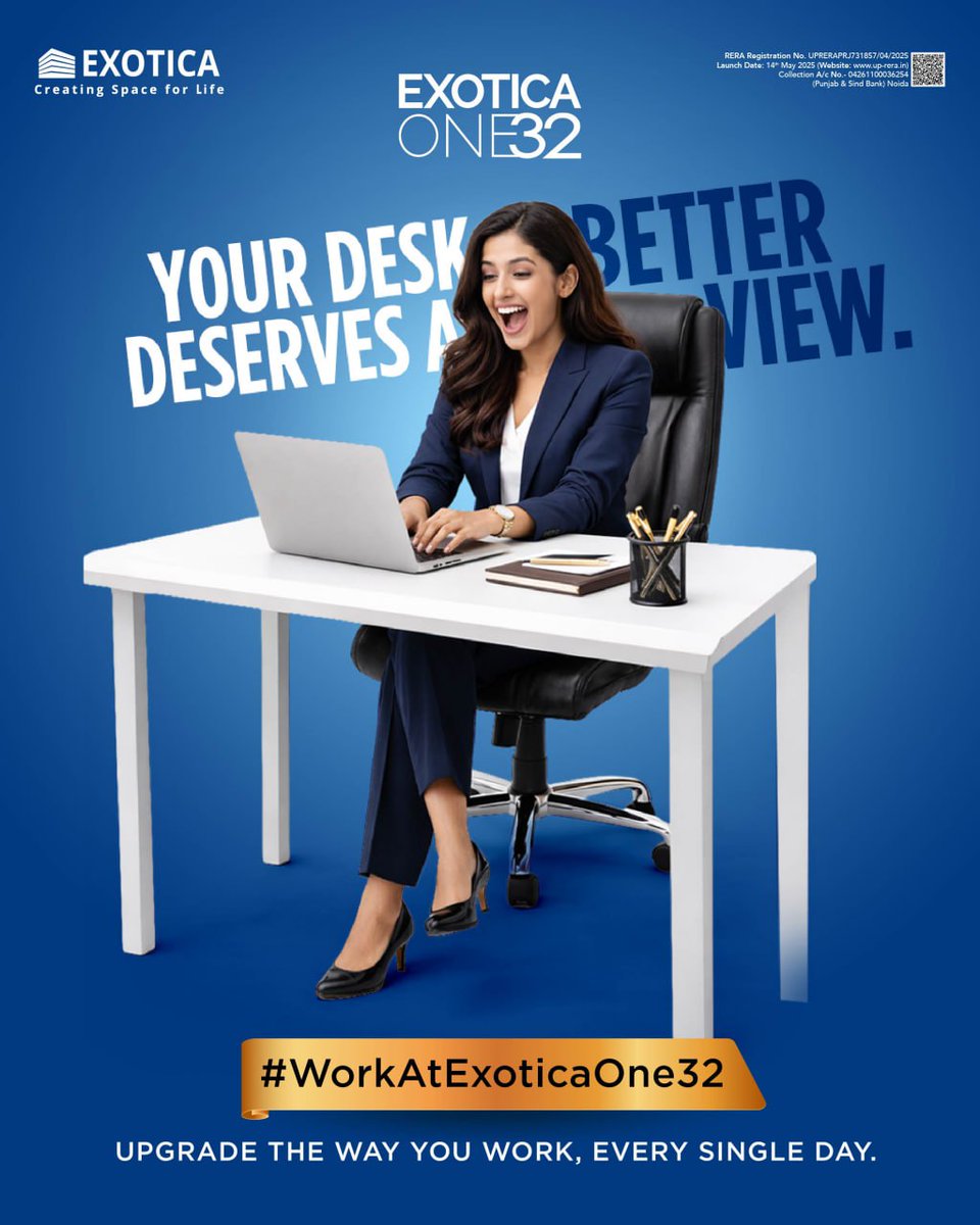 #WorkAtExoticaOne32

Your desk deserves a better view.

Upgrade the way you work, every single day — in a space designed for clarity, comfort, and performance.

#WorkAtExoticaOne32 #ExoticaOne32 #WorkplaceUpgrade #OfficeGoals