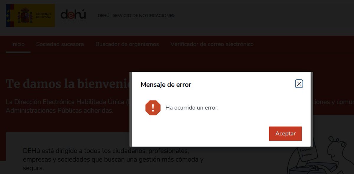 No estoy seguro si hay algo más desesperante que el servicio de notificaciones electrónicas DEHú...
<a href="/mintradigital/">Ministerio Transformación Digital Función Pública</a> <a href="/desdelamoncloa/">La Moncloa</a> 

Así toda la mañana