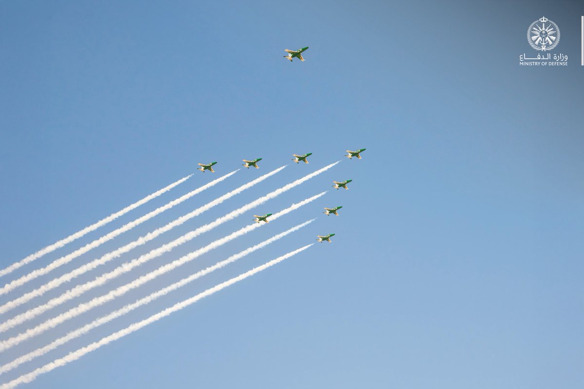 modgovksa's tweet photo. بهويةٍ جديدة؛ فريق #الصقور_السعودية يستعد لتقديم أول عروضه الجوية في معرض الدفاع العالمي 2026، باستخدام منظومة طائرات الهوك T-165، كأول فريق على مستوى العالم يقدم عروضًا جوية بهذه المنظومة.

#مستقبل_التكامل_الدفاعي
#WDS2026 https://t.co/nzehWTKf7p