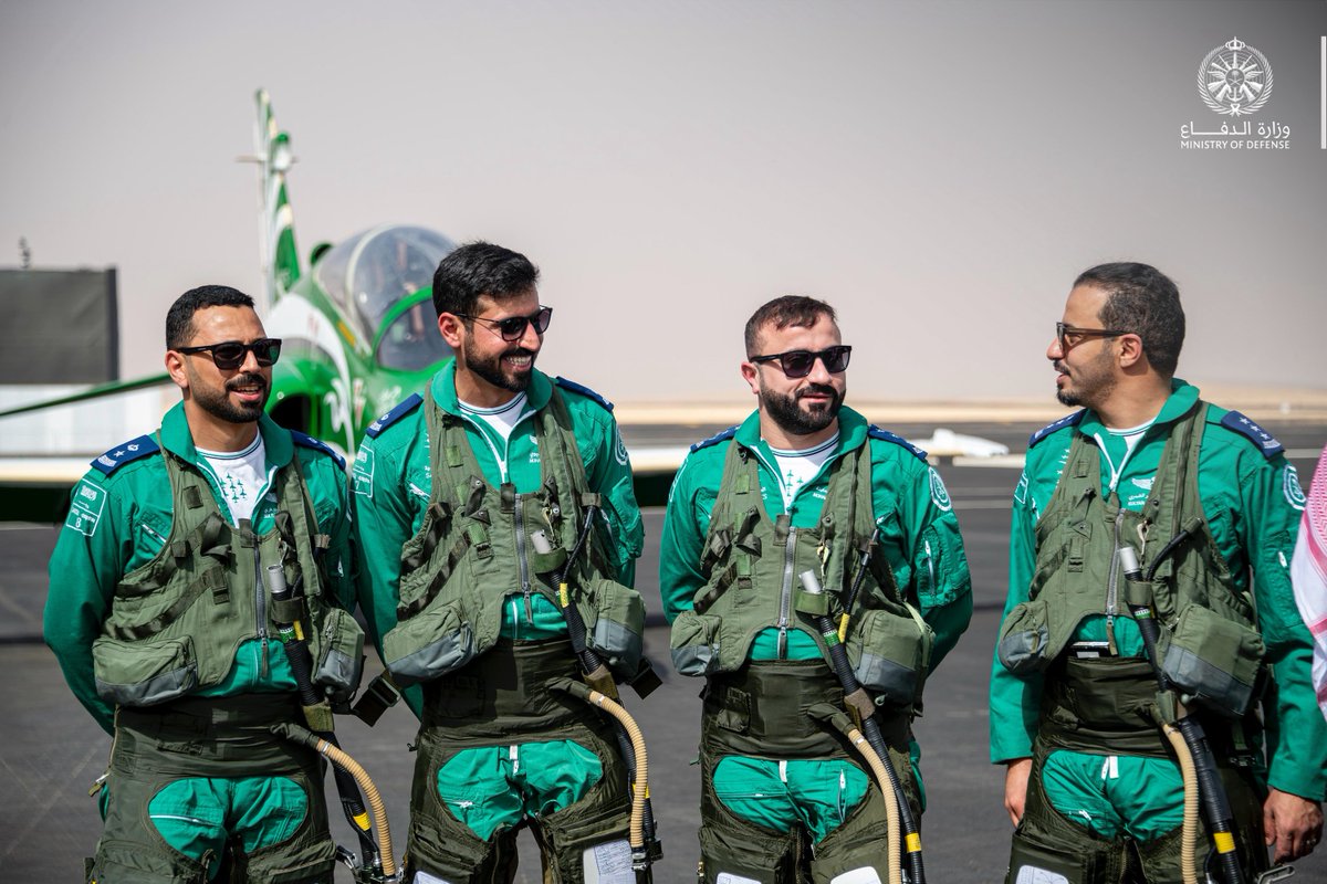 modgovksa's tweet photo. بهويةٍ جديدة؛ فريق #الصقور_السعودية يستعد لتقديم أول عروضه الجوية في معرض الدفاع العالمي 2026، باستخدام منظومة طائرات الهوك T-165، كأول فريق على مستوى العالم يقدم عروضًا جوية بهذه المنظومة.

#مستقبل_التكامل_الدفاعي
#WDS2026 https://t.co/nzehWTKf7p