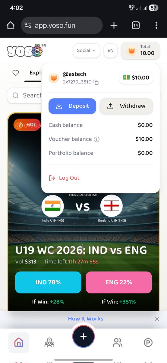 YOSO INVITE CODE GIVEAWAY 

🏆 Got 5 Invite Code From YOSO TEAM FOR Our Community 

👏 I Will Pick Winner In 5 Hours 

💰 $10 Direct Bonus Just Make That Withdrawable

⚡Do 👇👇

🥳 Follow <a href="/As_techofficial/">𝐀.𝐒-𝐓𝐄𝐂𝐇 {𝐎𝐟𝐟𝐢𝐜𝐢𝐚𝐥}</a> &amp; <a href="/yososocial/">Yoso 👁️ - Social Prediction</a> 
💕 Like &amp; Retweet This
😃 Do A Comment 
☑️ Done You Are In