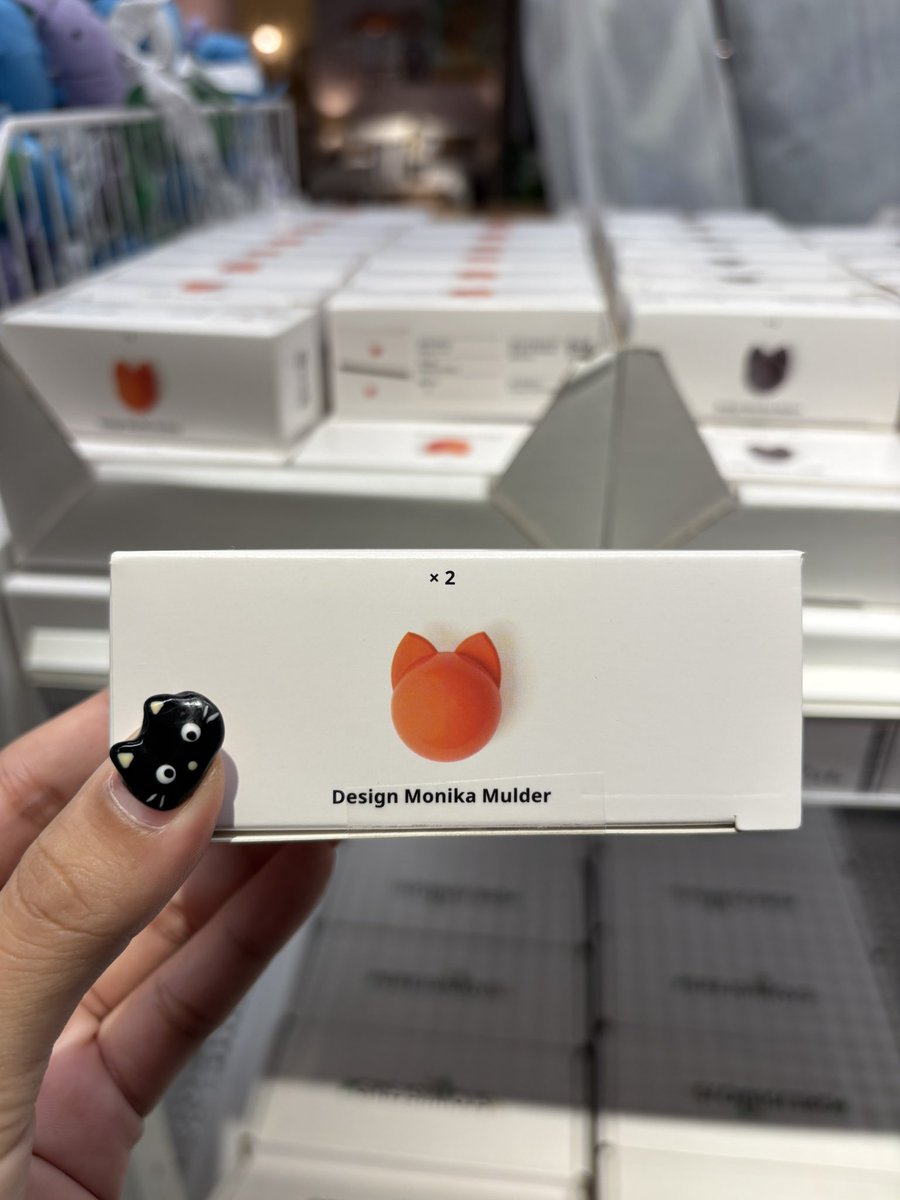 ของใหม่ IKEA เพิ่งมา น่ารักกก กล่องใส่ของรูปแมวกับตะขอจับหน้าแมวแหละ 🐱