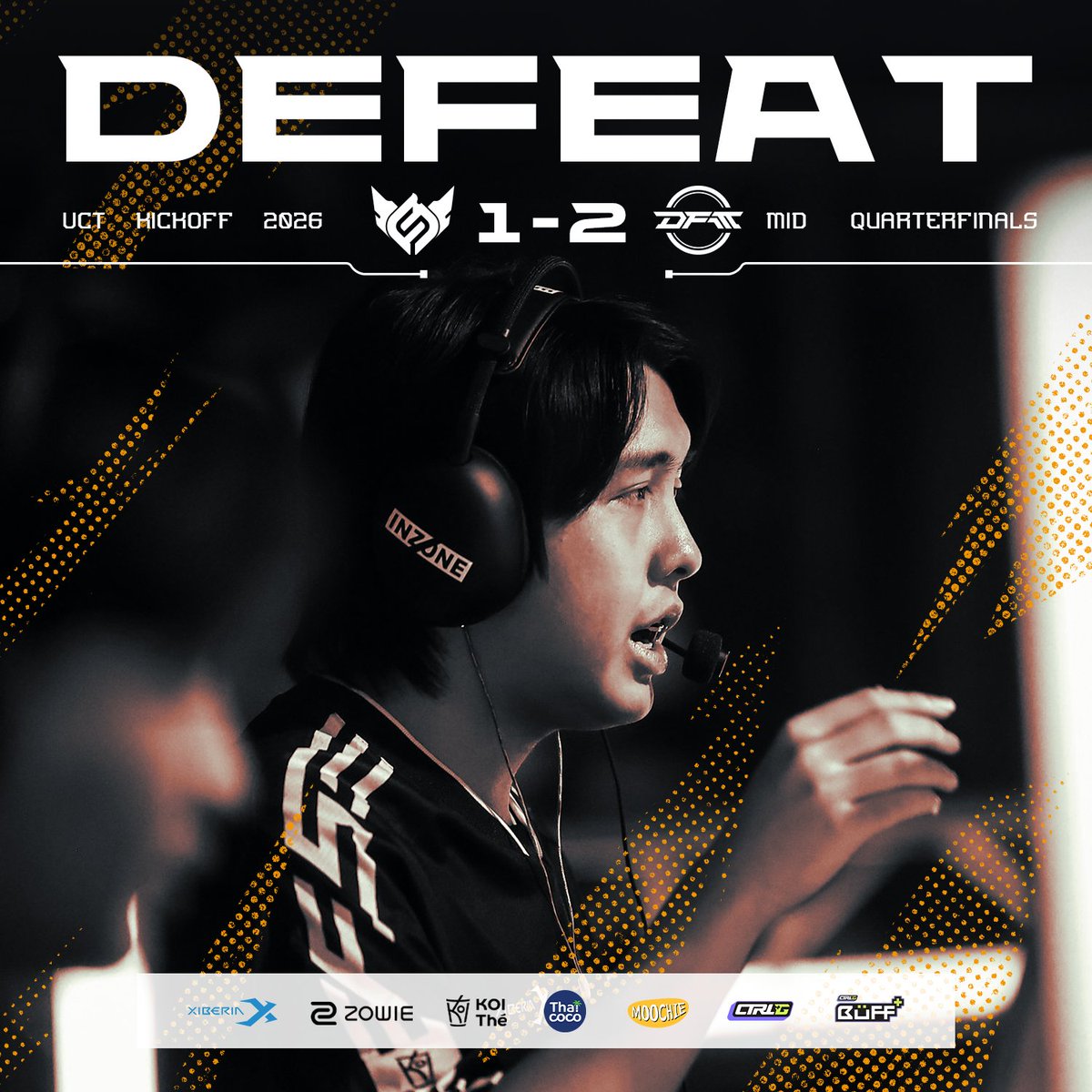 Result of VCT Pacific 2026 Kickoff
Tough loss today. We fall to the lower bracket, but the run isn't over yet.

FULL SENSE 1 - 2 DetonatioN FocusMe
Pearl : 13-7
Split : 9-13
Haven : 6-13
.
#FULLSENSE #FSVALORANT #FSFLYHIGH #VCTPacific
#XIBERIA #ZOWIE #KOITheThailand #ไทยโคโค่