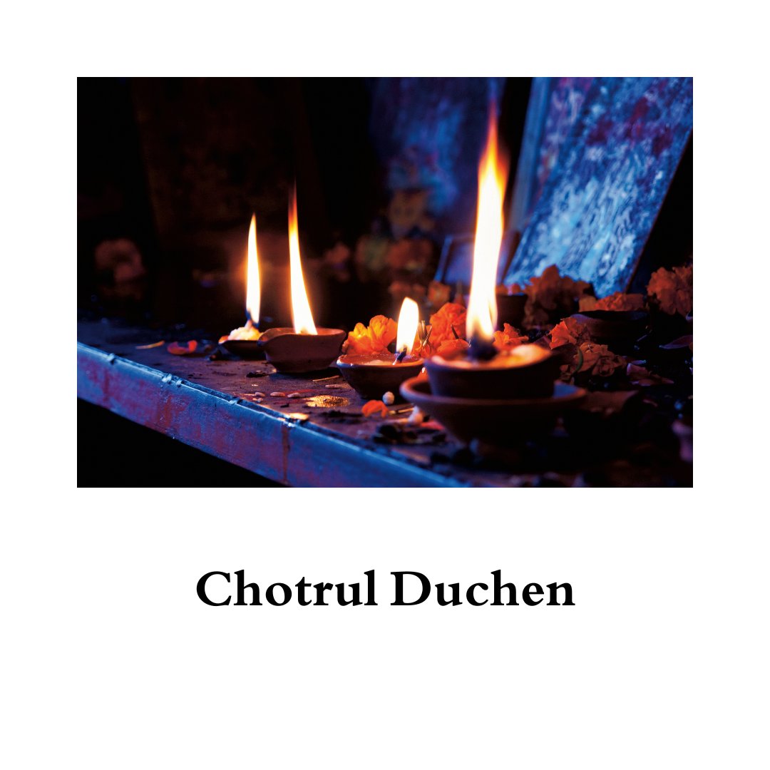 Chotrul Duchen, the Festival of Miracles, ends fifteen days honouring Buddha’s miraculous deeds. Tibetans mark it by crafting yak‑butter lamps shaped like flowers, trees, birds and other symbols, lighting them in homes and public spaces in joyful celebration.