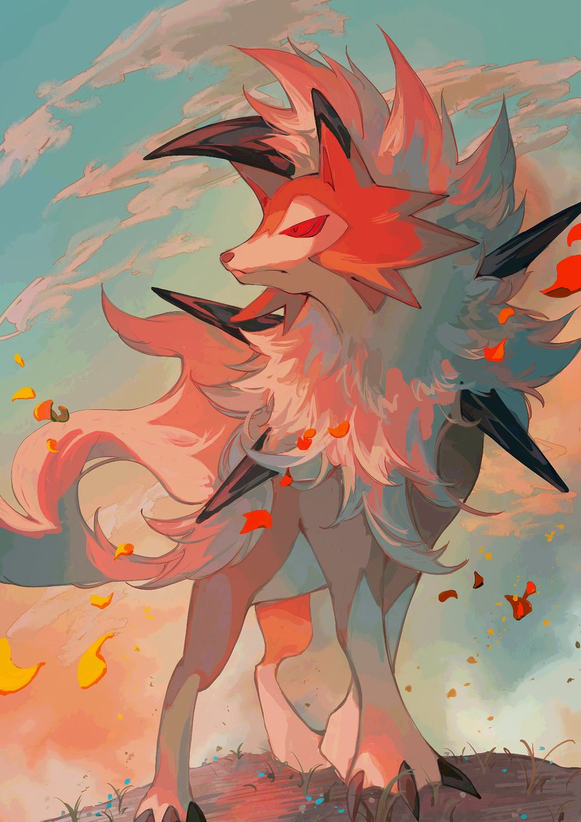 ルガルガン 🌅
#ポケモンイラスト