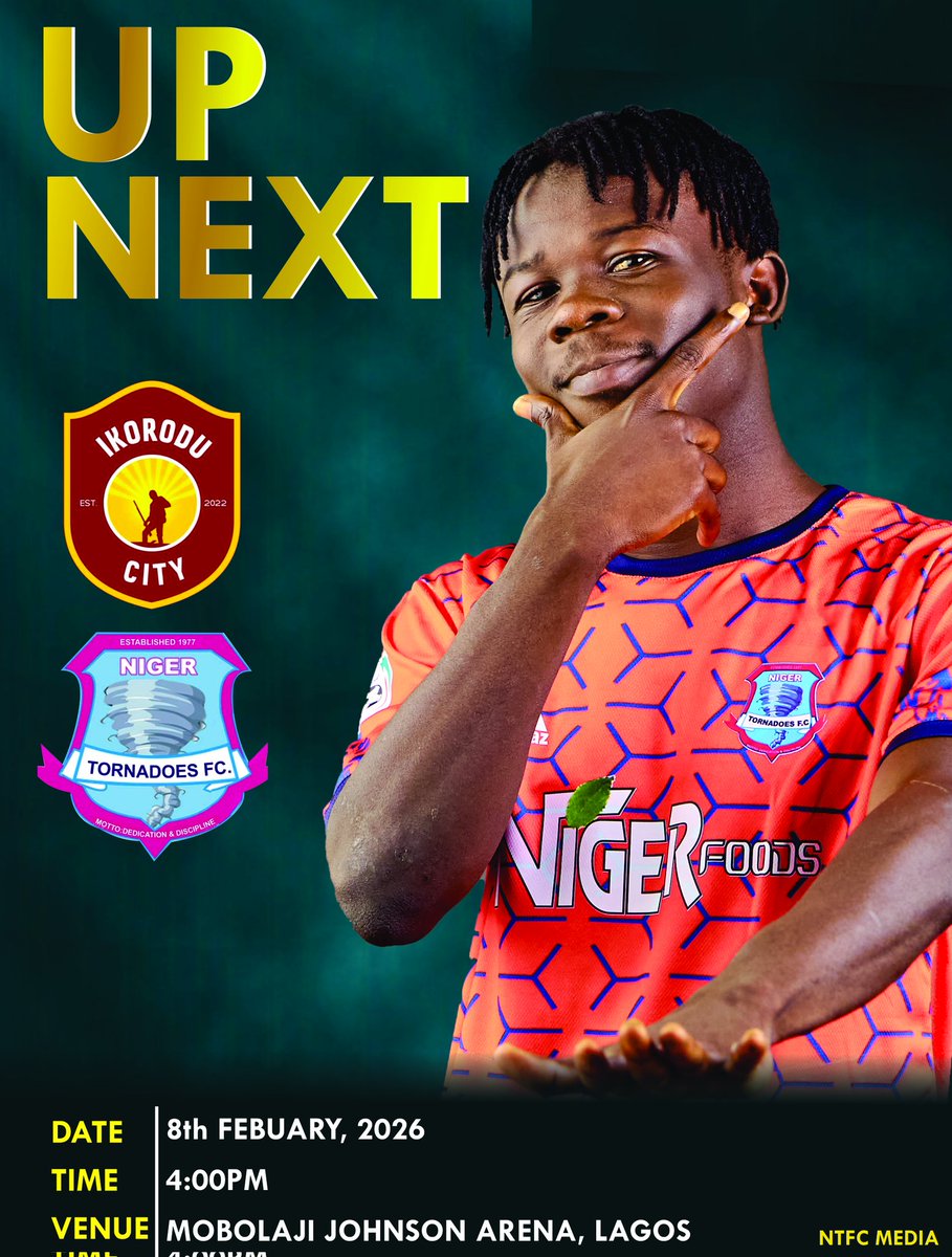 Next Stop: ✈️ Lagos, Ikorodu City stands in the way — and redemption doesn’t knock, it takes.
No fear, no excuses, just grit, belief, and the badge on the chest.

#WeAreIkonAllahBoys 💛⚽