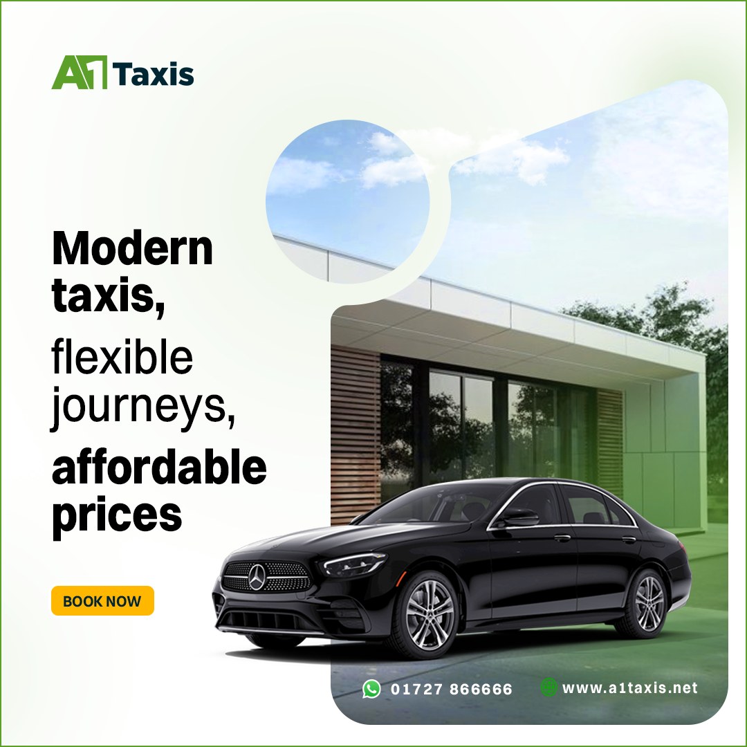 Reliable. Affordable. Local. Our drivers know St Albans and Harpenden inside out - ensuring fast, friendly service around the clock for every short trip or commute.

#A1Taxis #LocalTaxi #StAlbansCabs #HarpendenTaxi #TrustedService