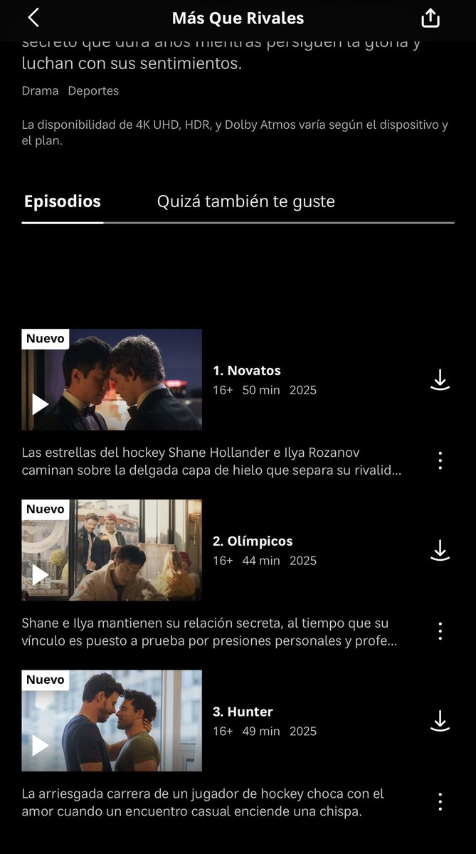 Y llegó legalmente #HeatedRivalry a LATAM 😭😭😭😭😭

#HeatedRivalryLATAM