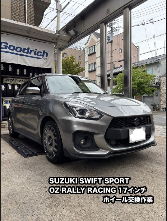 hashimotocoshop's tweet photo. SUZUKI SWIFT SPORTにOZ RALLYRACING 装着しました。
#スイフトスポーツ #スイスポ #ZC33 #SWIFTSPORT https://t.co/8SfugxBKms