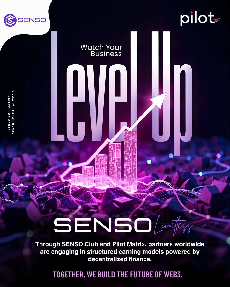 tokensenso's tweet photo. 💎 “From Effort to Elevation”

Your dedication deserves results, not promises.
That’s why SENSO Limitless transforms every effort into measurable growth.

#SensoLimitless #SensoClub #SensoPilot #CryptoProgress #BlockchainEarn https://t.co/xWEwVH05D8