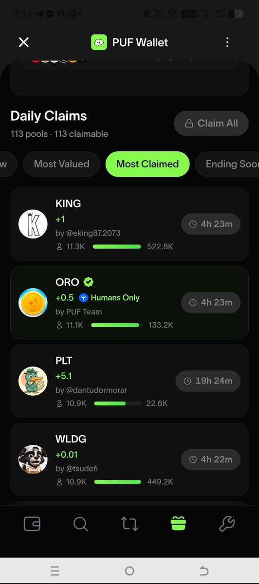 eking0523's tweet photo. Most claimed token is $KING
BORNTOBEKING https://t.co/oezgWsJouh