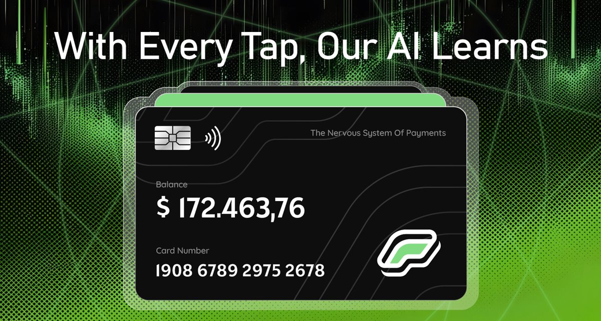 AIPayNetwork's tweet photo. 💳 With every tap, our AI learns.
AIPay Network — the nervous system of payments.
#AIPay #AI #FinTech #SmartPayments #MachineLearning #PaymentInfrastructure #FutureOfFinance https://t.co/DQQizDl190