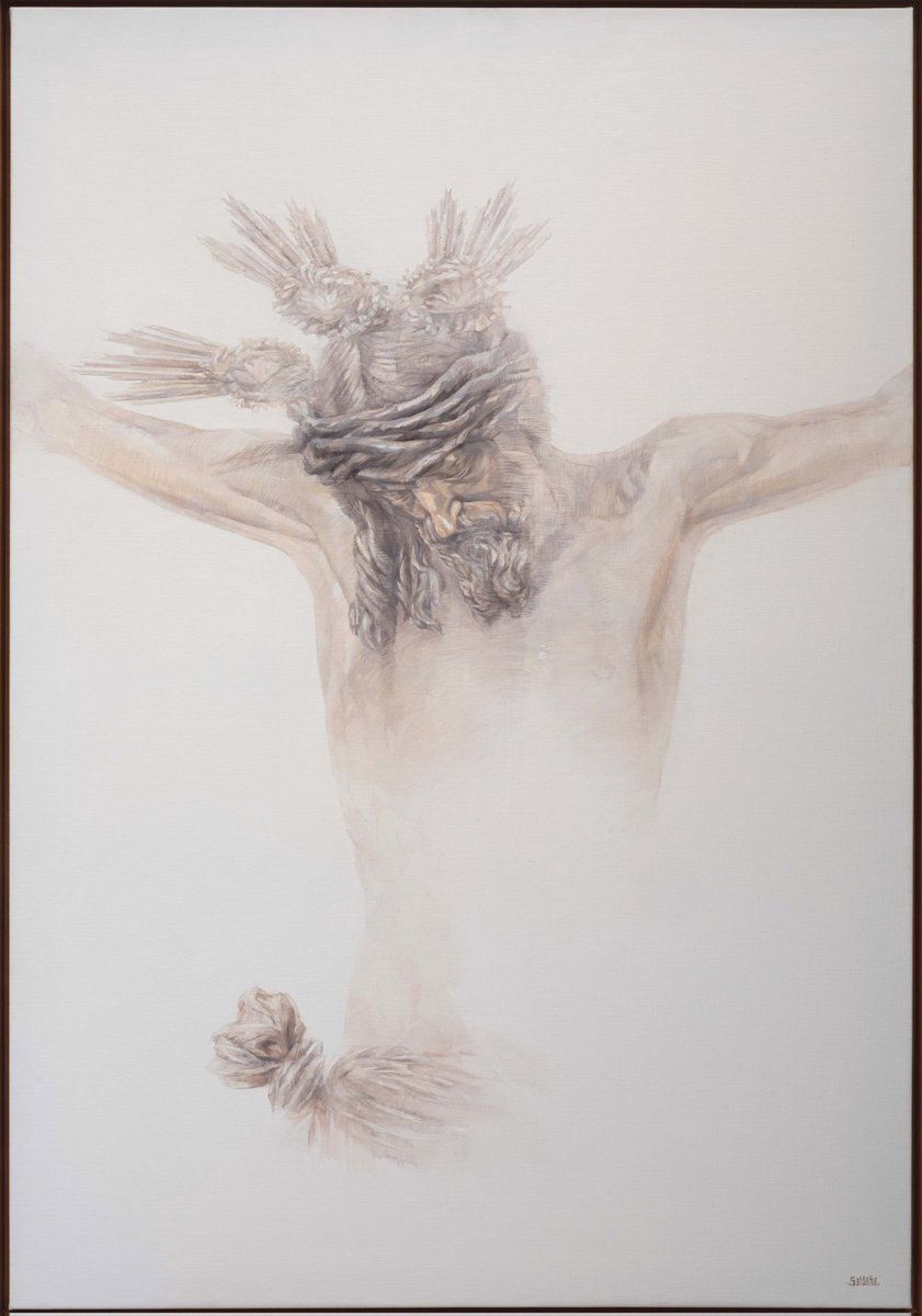 "Amor" Oleo sobre Lino, 140 x 97 cm. 2.025. 
Hermandad del Santísimo Cristo del Amor, Sevilla.

@archicofradiadelamor 

#cristodelamor