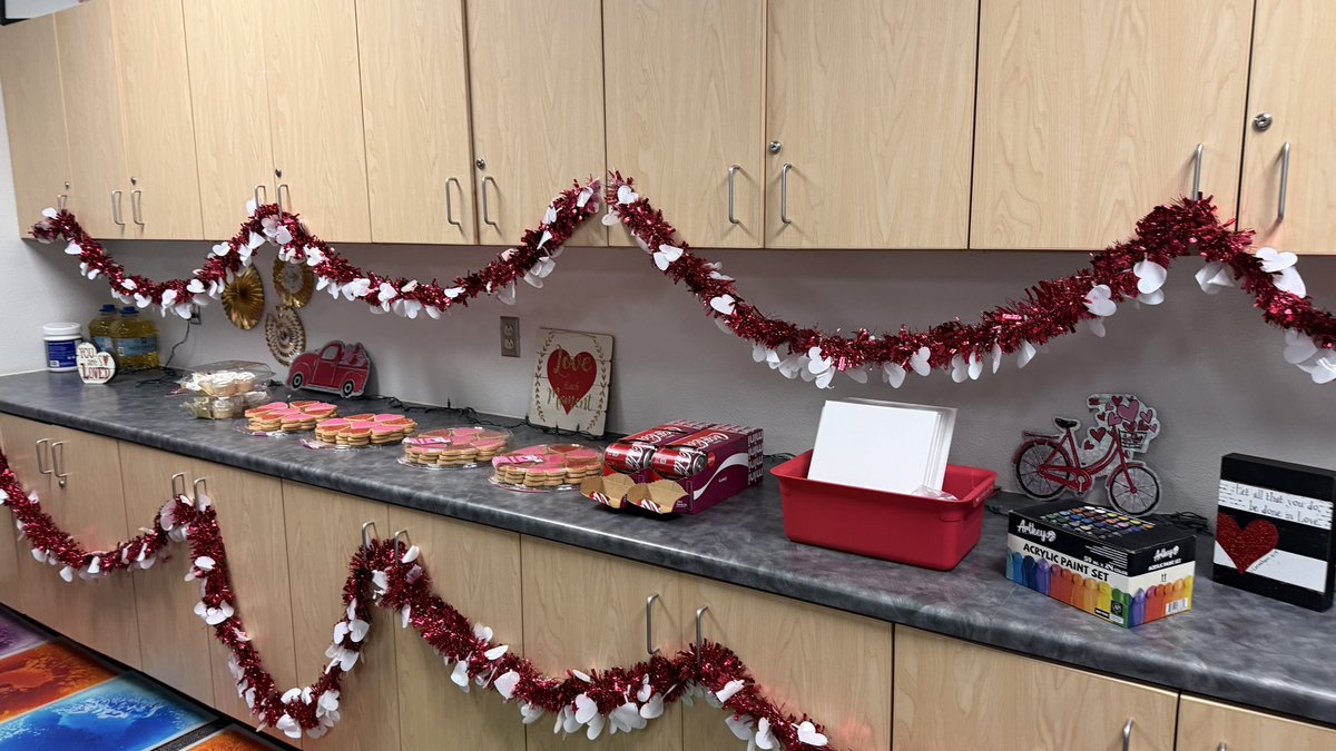 PLC’s—-building relationships one brushstroke at a time!  Sip, paint, connect, and grow—because strong teams start with strong relationships!  Thank you to our Counselors for leading this week! <a href="/jpb_coyotes_BES/">James P. Butler Elementary</a>