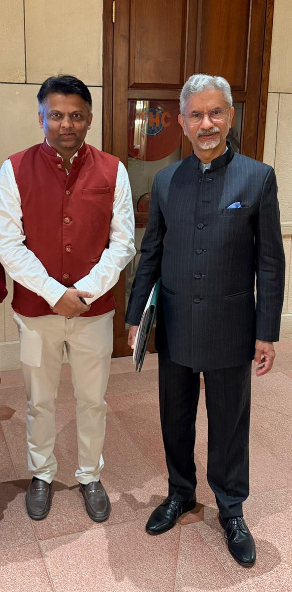 Heartiest congratulations to Hon’ble External Affairs Minister <a href="/DrSJaishankar/">Dr. S. Jaishankar</a> ji on the successful conclusion of the US–India Trade Deal. This milestone further strengthens our strategic partnership and opens new avenues for economic growth and global cooperation.