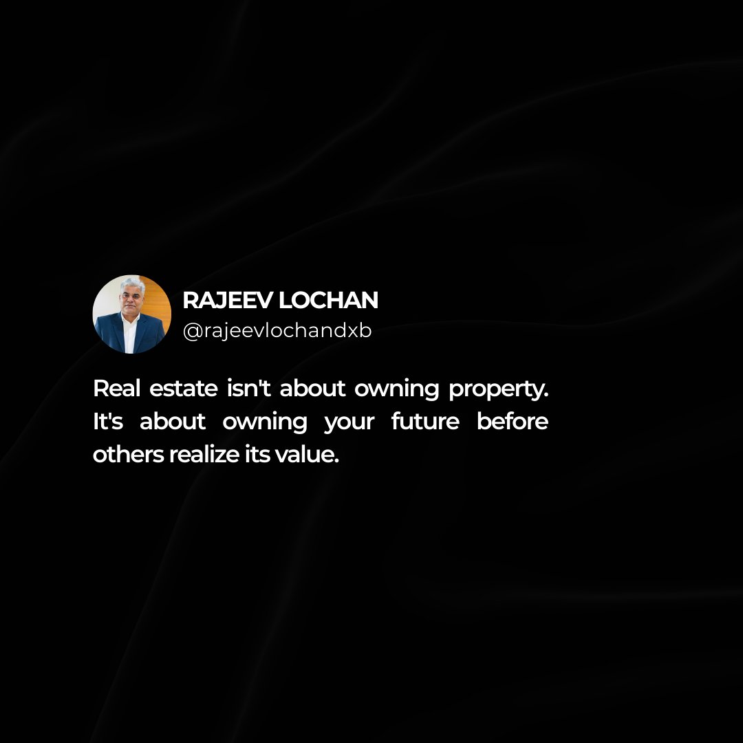rajeevbasis's tweet image. Real estate isn’t a purchase.
It’s a decision about where your future stands.

The smart money moves before the crowd understands why.
That’s how wealth is built.
That’s how legacy begins.

Save this. 🔖

#RealEstateMindset #WealthThinking #LongTermInvesting
#SmartMoney