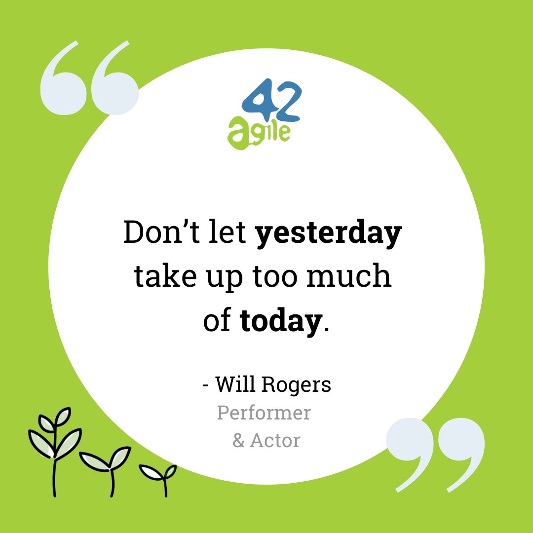 Each day is a fresh start, full of chances to grow, learn, and experience life to the fullest. 🌟

Instead of letting past experiences weigh us down, we should use them as lessons to propel us forward. Life is a journey, and yesterday is just one stop along the way.