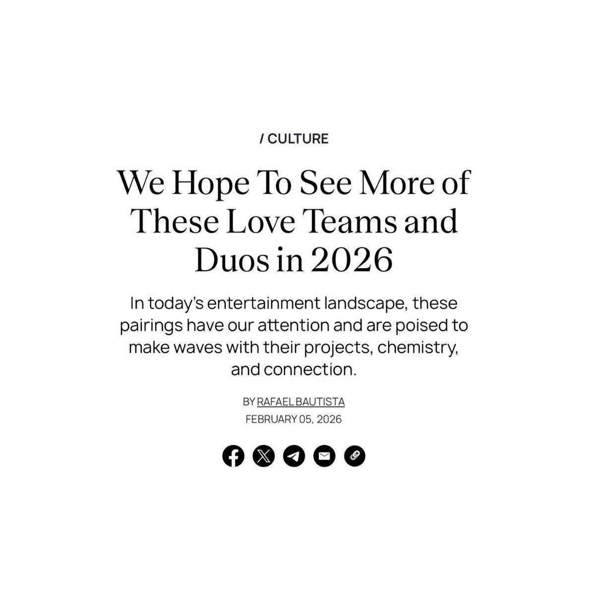 hyaselyse's tweet photo. HyGab featured in Mega's latest article! 💙

“The two young actors first landed on our radar when they led the series adaptation of Chasing in the Wild in 2024. As basketball captain Sevi and spoiled cheerleader Elyse, Gab and Hyacinth established themselves as a rising love team, thanks to their fun chemistry and dynamic on-screen relationship. They then followed it up by appearing on the Philippine series adaptation of Bad Genius, showcasing a new side of their pairing in the darker show. In 2026, we’re excited to see what else these HyGab has in store for us.”

🖇️ https://t.co/AhxXgHrrTk
