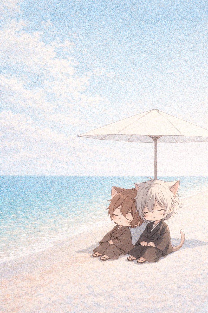 By the sound of the waves #AIart