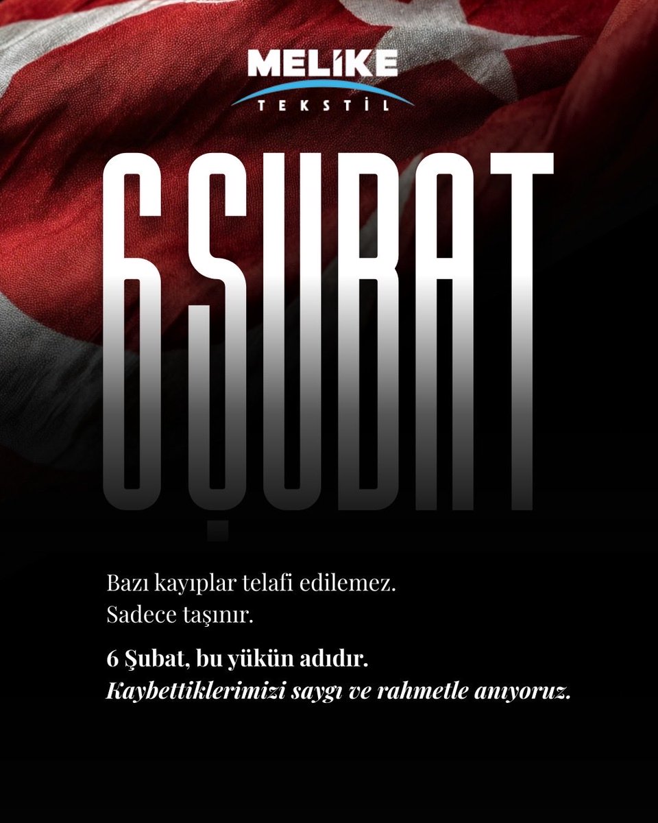 Şubat 2023 tarihinde yaşanan ve başta Gaziantep olmak üzere birçok ilimizi derinden etkileyen depremlerin yıl dönümündeyiz.
Bu büyük felakette hayatını kaybeden tüm vatandaşlarımızı rahmetle anıyor, yakınlarını kaybedenlere bir kez daha sabır ve başsağlığı diliyoruz.
#6subat2023
