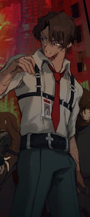 BearNamedMango's tweet image. Heathcliff from Limbus Company