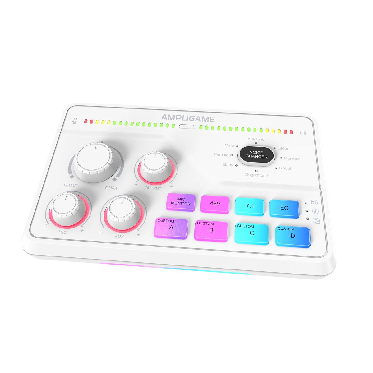 コスパ優秀ミキサー 『FIFINE AmpliGame SC8』 に待望のホワイトモデル