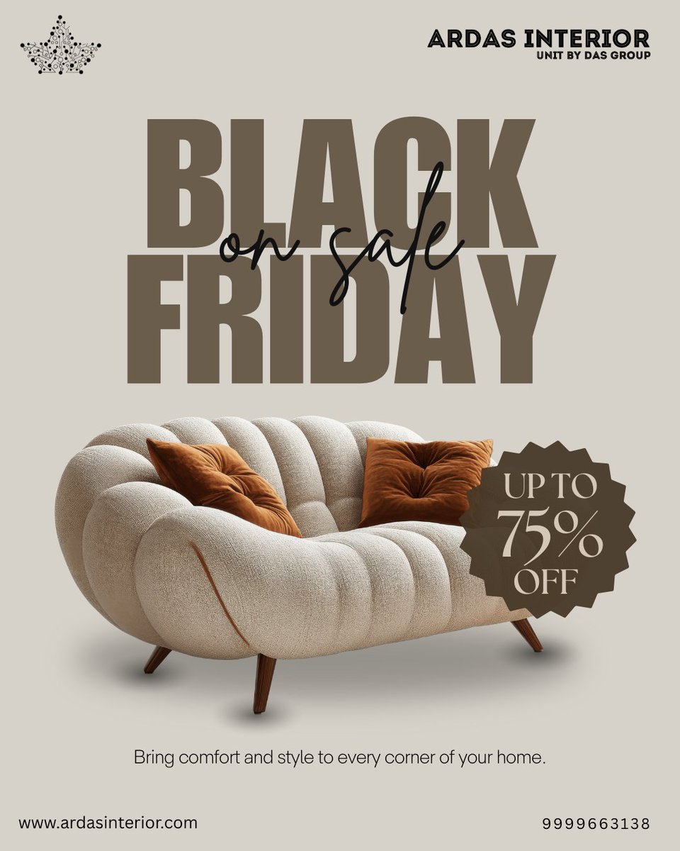 ArdasInterior's tweet image. Luxury furniture. Black Friday prices.
Redefine comfort and style with Ardas Interior only for a limited time.
BUY NOW:  ardasinterior.com
#BlackFridaySale
#BlackFridayDeals
#FurnitureSale
#OfficeFurniture
#HomeOffice
#LuxuryFurniture
#WorkFromHome
#ArdasInterior
