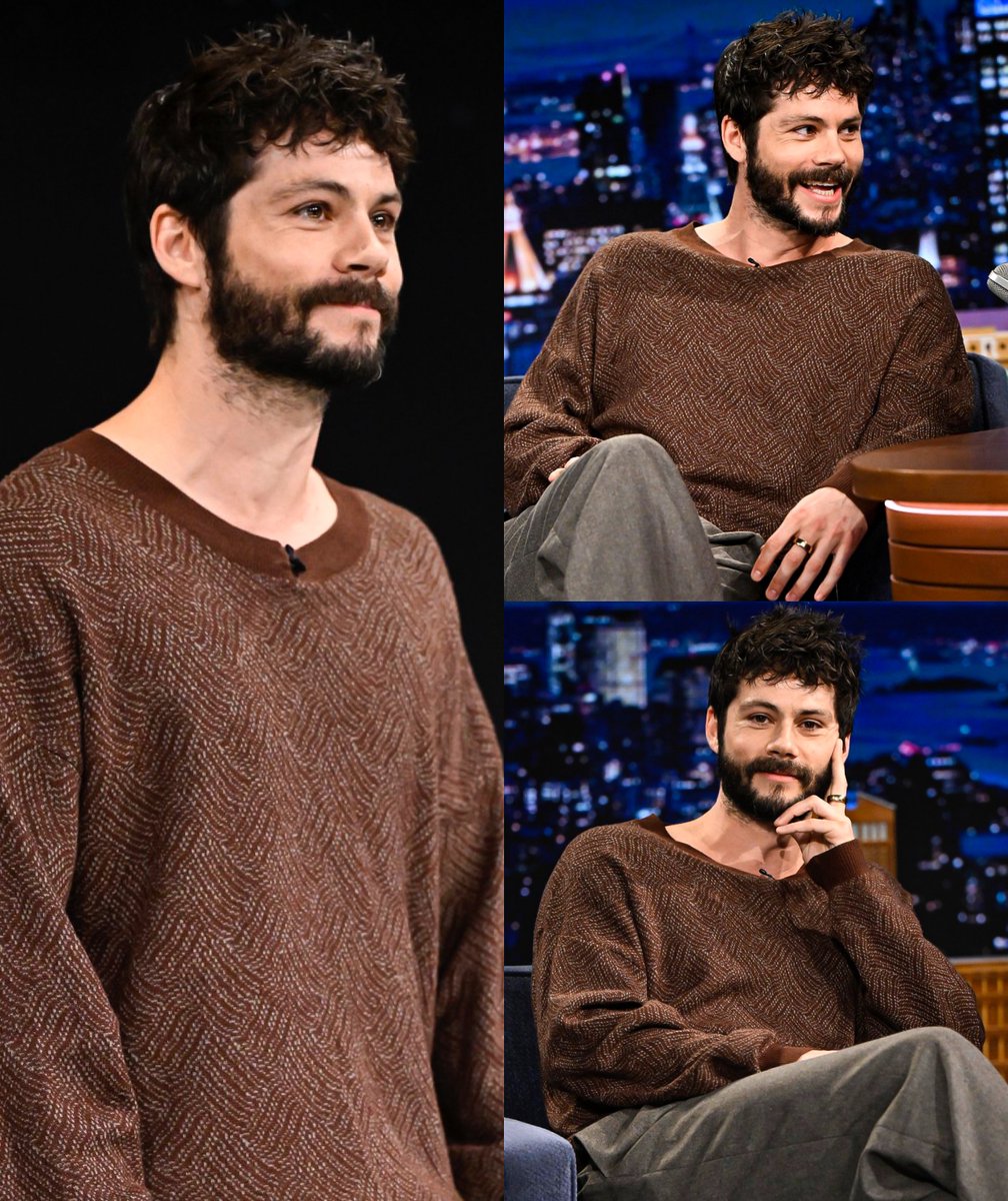 Dylan O’Brien photographed on The Tonight Show Starring Jimmy Fallon. 📷