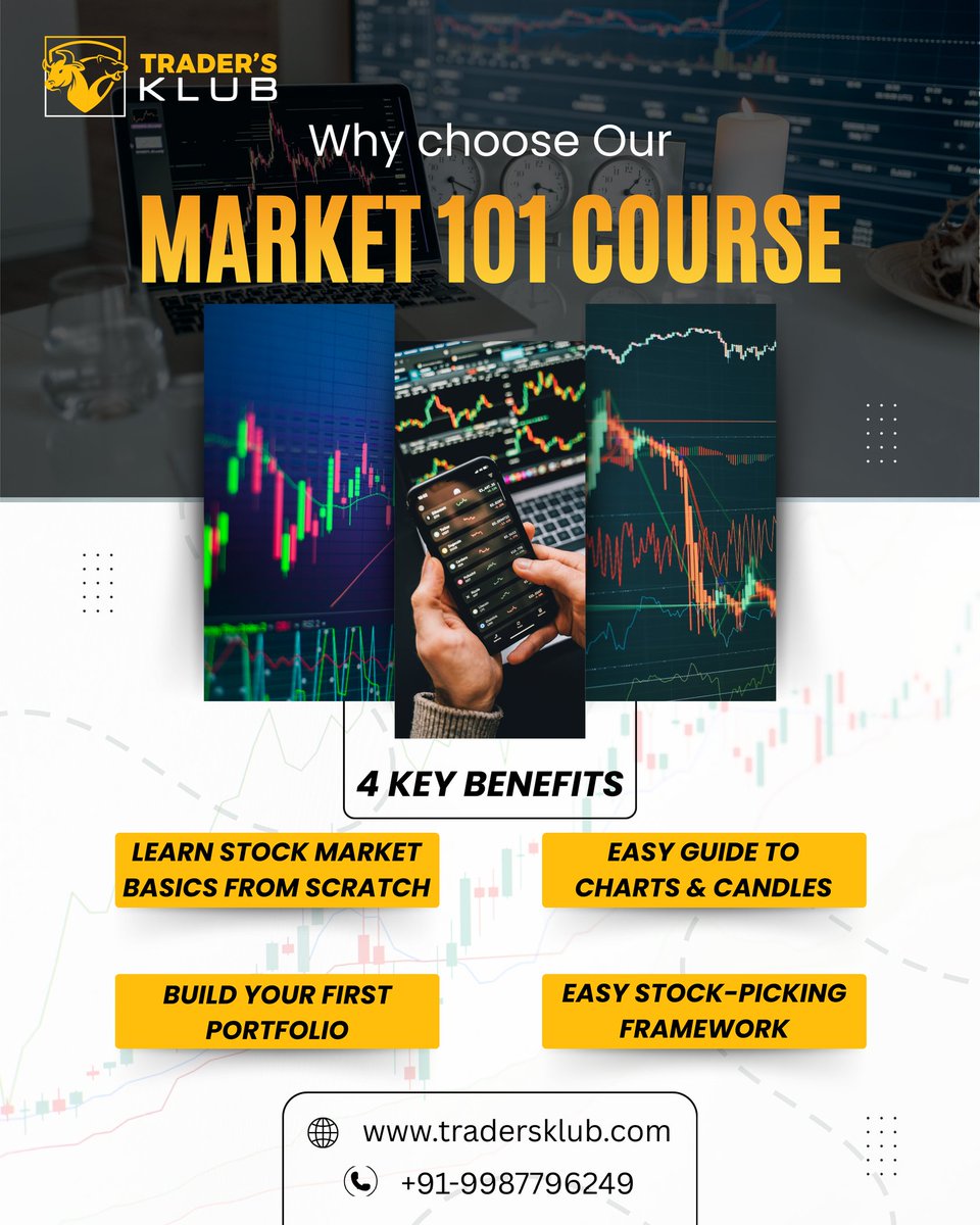 Wealthwithankit's tweet photo. π Start Your Stock Market Journey with Confidence!
π Visit: https://t.co/U0wjtpFJoe
#TradersKlub #Market101 #StockMarketLearning #InvestingForBeginners https://t.co/O3HOWHKROC