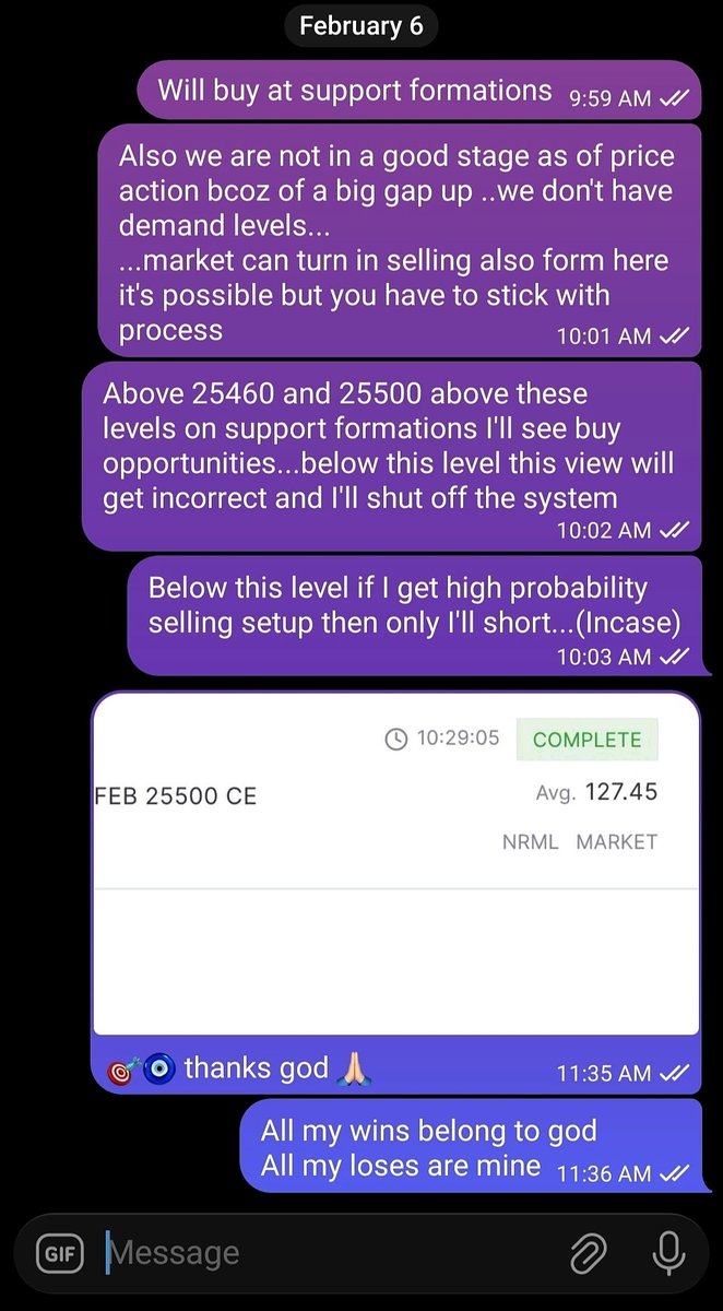 SYTRADING_'s tweet photo. 6-FEB -2026 | NIFTY 50 | Edge Execution Experience.
I don't give any tips or calls. My views are personal 🙏🏻

#Nifty50 #trading #stockmarket https://t.co/MrFjqnEnGv