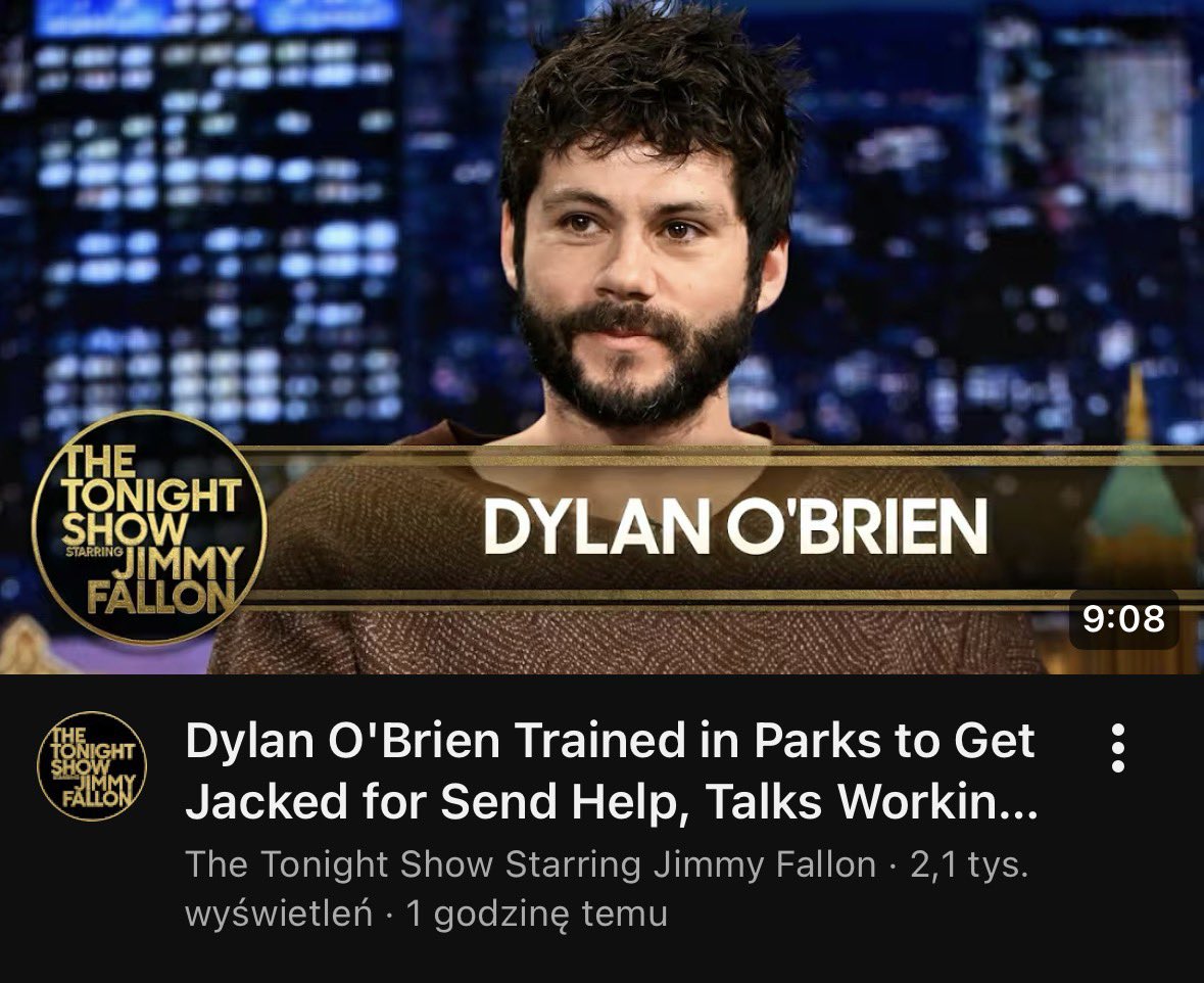 Dylan O’Brien w programie #FallonTonight.

🔗 youtu.be/QIHpOBFmfNI?si…